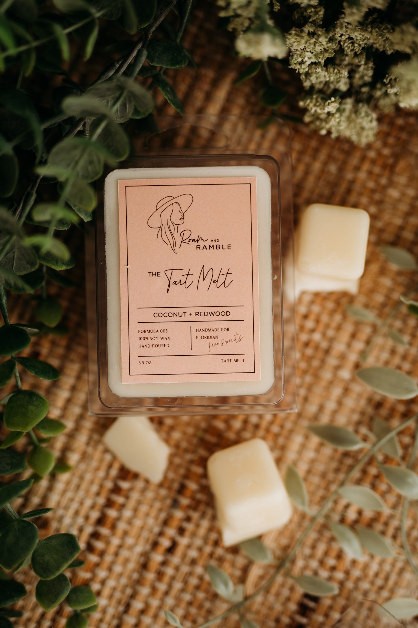 Coconut + Redwood Tart Melt – Paradise Beach Day Home Fragrance