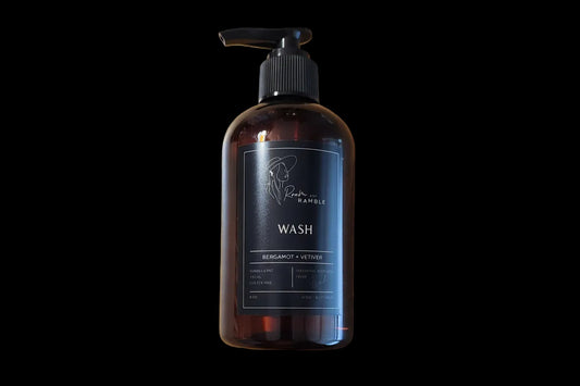 Bergamot + Vetiver Organic Hand & Body Wash 8 oz
