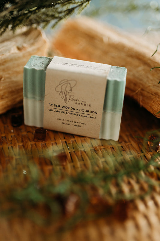 Amber Woods + Bourbon Perfect Shave Duo