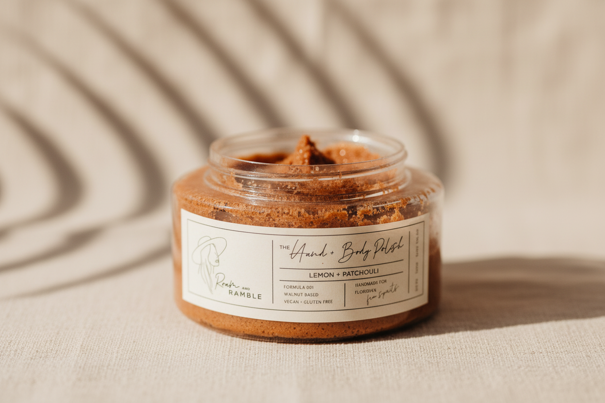 Lemon + Patchouli Hand and Body Polish