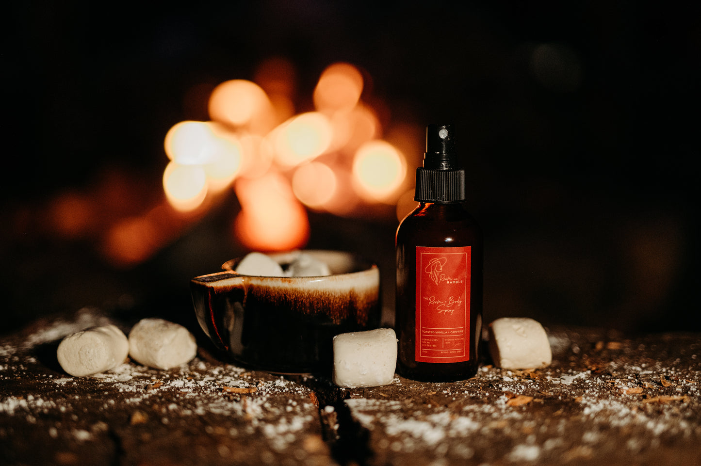 Toasted Vanilla + Campfire Room & Body Spray 4 oz