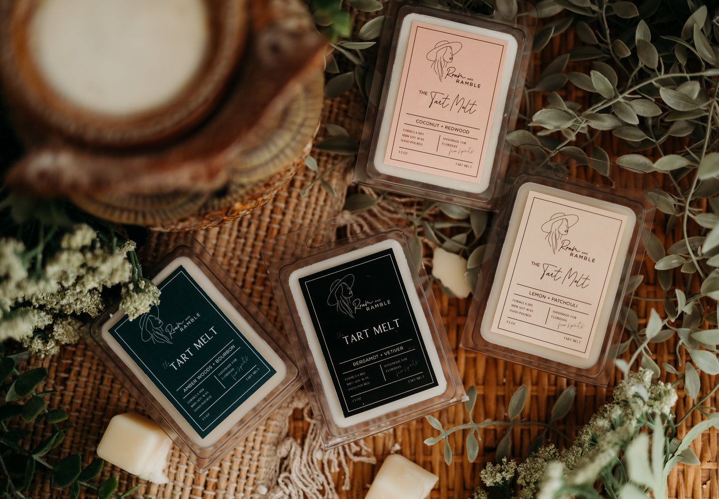 Coconut + Redwood Tart Melt – Paradise Beach Day Home Fragrance