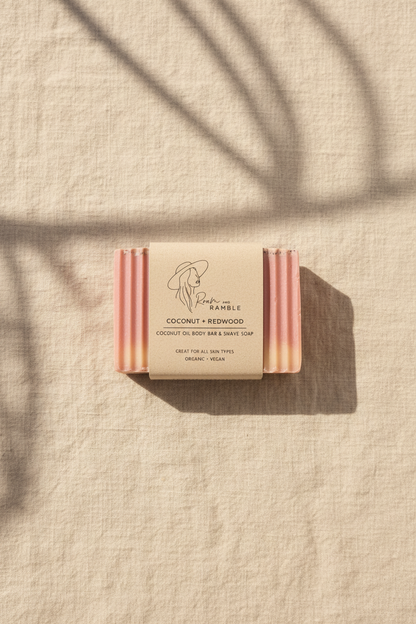 Coconut + Redwood Handmade Soap