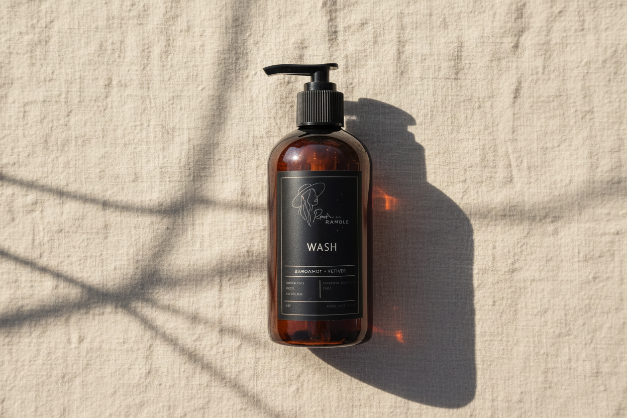 Bergamot + Vetiver Organic Hand & Body Wash 8 oz