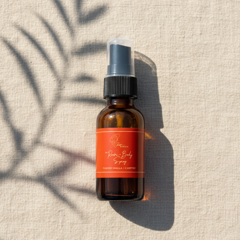 Toasted vanilla and Campfire Travel Size Room and Body Spray