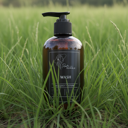Bergamot + Vetiver Organic Hand & Body Wash 8 oz