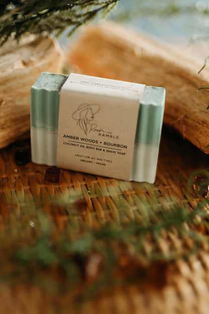 Amber Woods + Bourbon Perfect Shave Duo