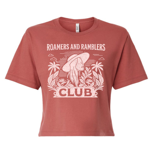 Roamers and Ramblers Club Crop T