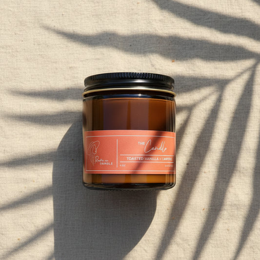 Toasted Vanilla + Campfire 20HR Soy Candle – Cozy, Smoky, and Sweet