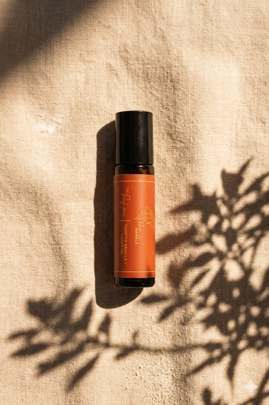 Toasted vanilla + Campfire perfume roller