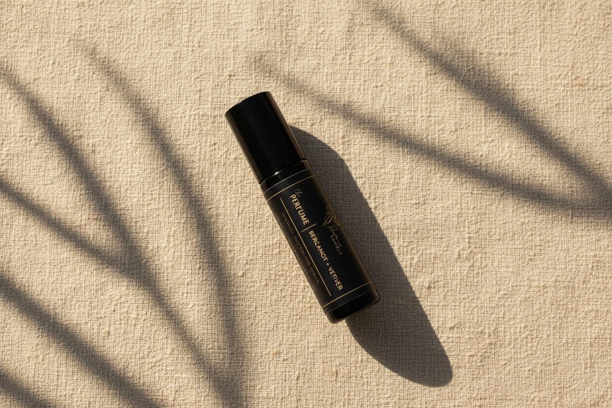 Bergamot and Vetiver Perfume Roller
