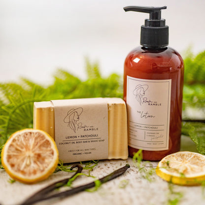 Lemon + Patchouli Perfect Shave Duo